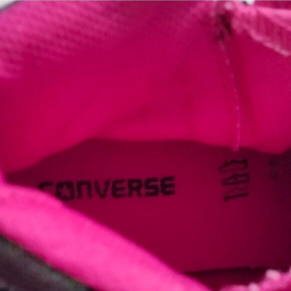 Converse ALL STAR GLITTER AND METALLIC COLOR HIGH TOP SIZE 5 SNEAKER pre own - Picture 11 of 12